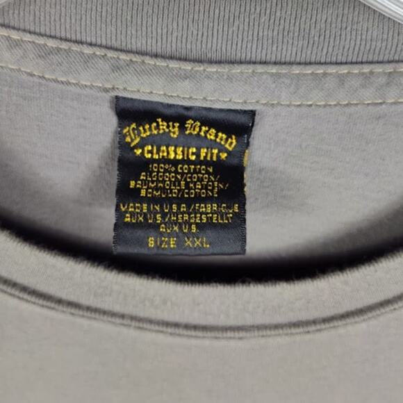 LUCKY BRAND XXL 2XL Long Sleeve Lucky 1 Black Hills Stugis Motorcycles - Picture 3 of 6